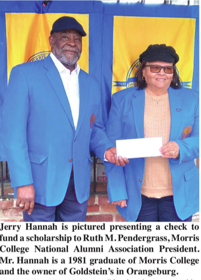 Hannah - Morris College Scholarship
